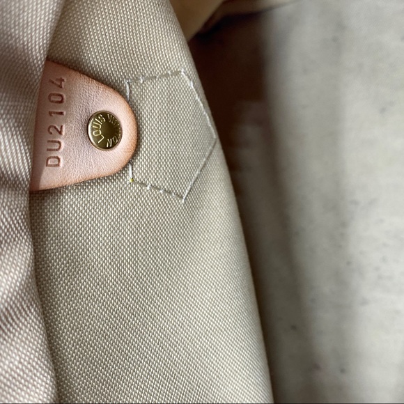 LOUIS VUITTON SPEEDY BANDOULIERE 25 DAMIER AZUR - Picture 10 of 11